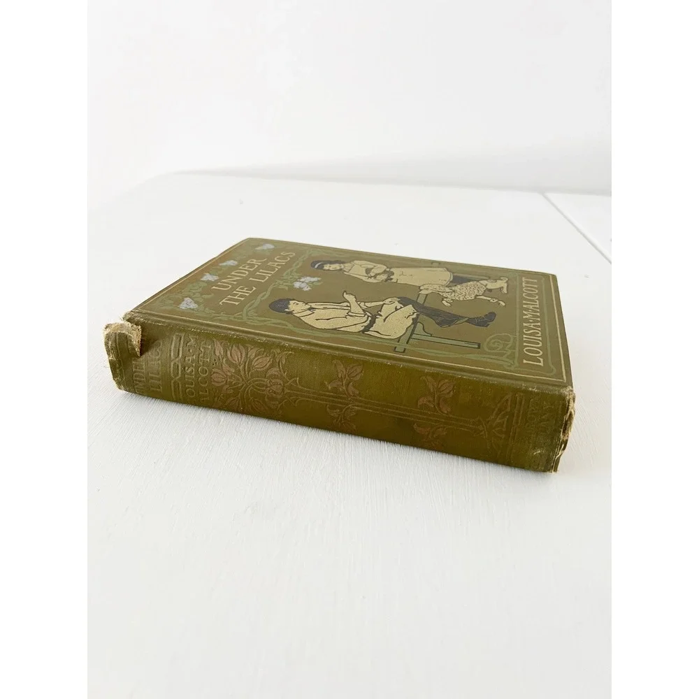 1906 Under the Lilacs by Louisa May Alcott Cloth Bound‎ Edwardian Book